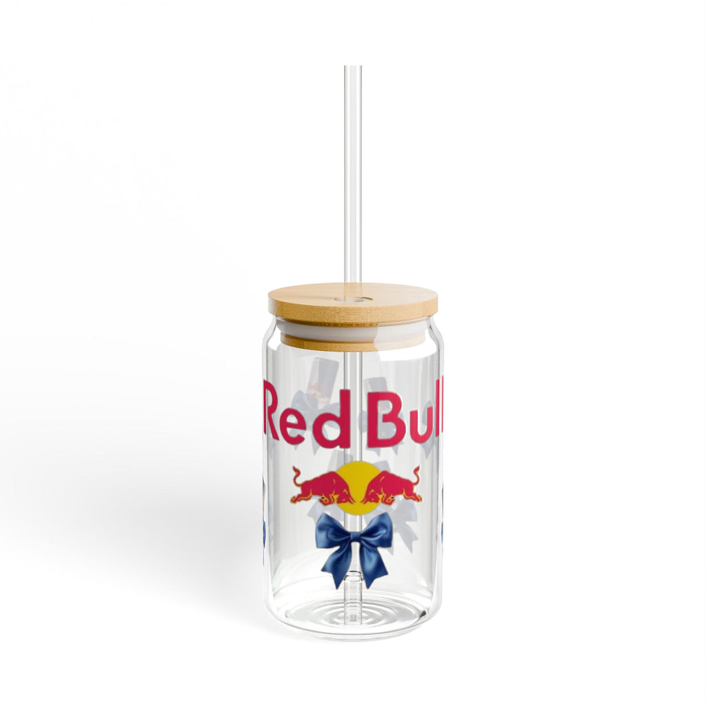 Coquette energy 16oz sipper glass cup