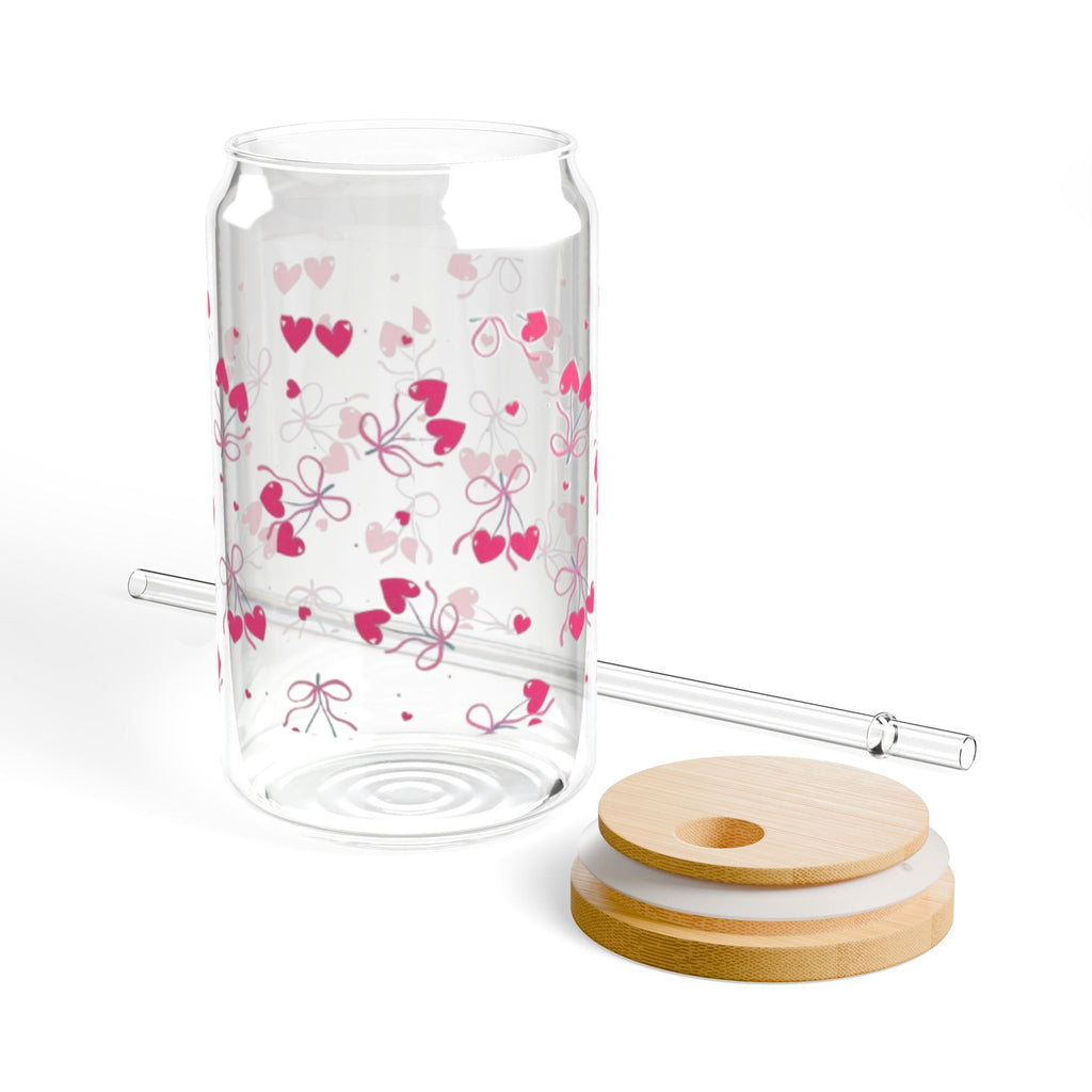 Cherry Blossom- 16oz Glass Sipper Cup