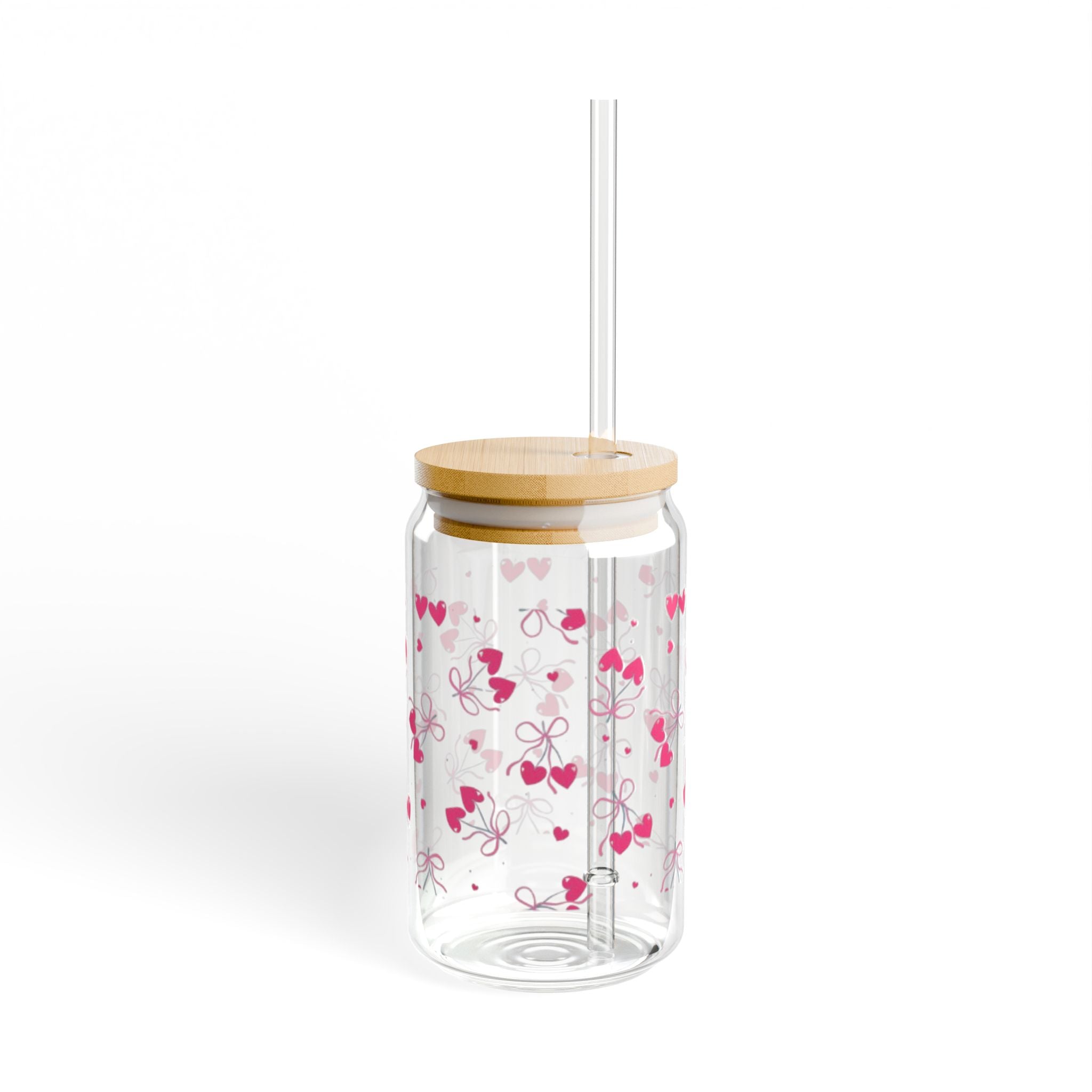 Cherry Blossom- 16oz Glass Sipper Cup